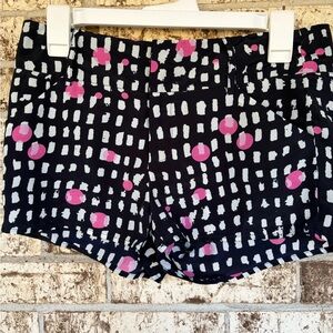 THML Shorts with Black and Pink Pattern
